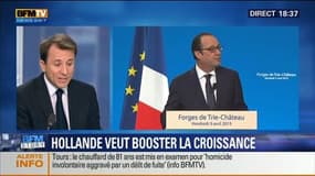 François Hollande souhaite booster la croissance