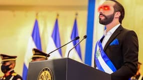 Nayib Bukele a fièrement opté pour une nouvelle photo avec des yeux rouges brillants, rejoignant une masse de partisans des cryptomonnaies ayant adopté les "laser eyes"