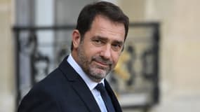 Le ministre de l'Intérieur Christophe Castaner dans la cour de l'Elysée, le 7 novembre 2019