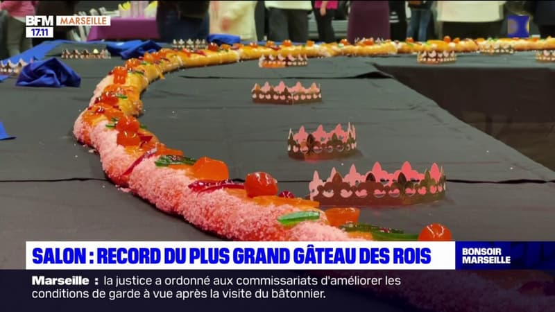 Salon-de-Provence: record du plus grand gâteau des rois de France