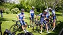 L'équipe de la Quick-Step à l'hôtel avant une sortie d'entraînement sur le Giro, 15 mai 2023