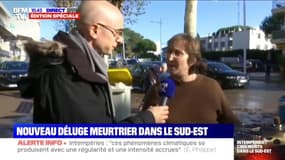 "L'eau s'est engouffrée dans les caves, il y a au moins 1m50 dedans." À Mandelieu-la-Napoule, après les inondations, les habitants commencent à constater les dégâts