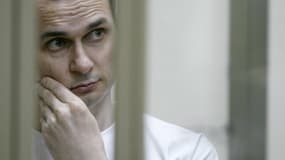 Le réalisateur Oleg Sentsov lors d'une audition, à Rostov-on-Don, le 21 juillet 2015.