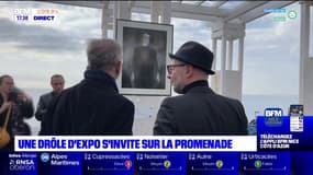 Nice: une exposition transforme les célébrités sur la Promenade des Anglais