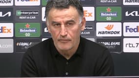 Christophe Galtier en conférence de presse