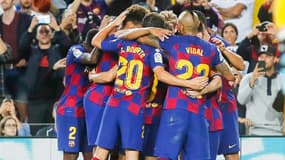 Les Barcelonais se congratulent