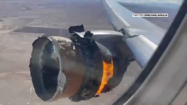 Un réacteur d'un Boeing 777 a pris feu au-dessus du Colorado (États-Unis), le 20 février 2021.
