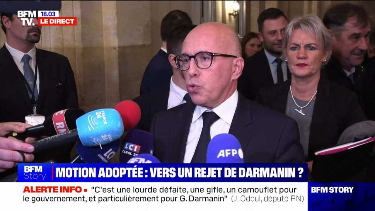 Motion De Rejet Du Projet De Loi Immigration Nous Voulons Débattre Et Adopter Dans Son 7813