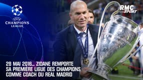 28 mai 2016... Zidane remporte sa première Ligue des champions comme coach du Real Madrid