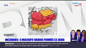 Incendies: cinq massifs varois fermés ce jeudi