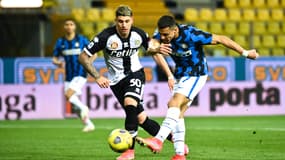 Alexis Sanchez lors du match Parma-Inter, à Parme le 4 mars 2021