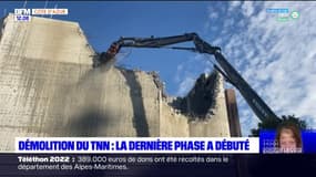 Destruction du TNN: la dernière phase a débuté, la fin du chantier attendue avant la fin de l'année