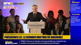 LR: pour Laurent Wauquiez, Bruno Retailleau ne peut pas être ministre et président du parti
