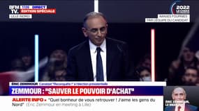 Éric Zemmour: "Sauver le pouvoir d'achat est une urgence absolue"