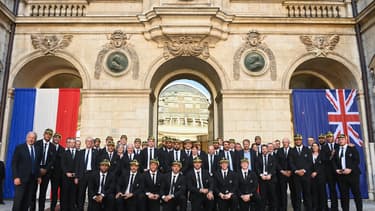 Les All Blacks reçus à la mairie de Lyon le 1er septembre 2023.