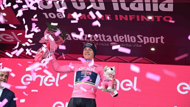 Remco Evenepoel, maillot rose du Giro