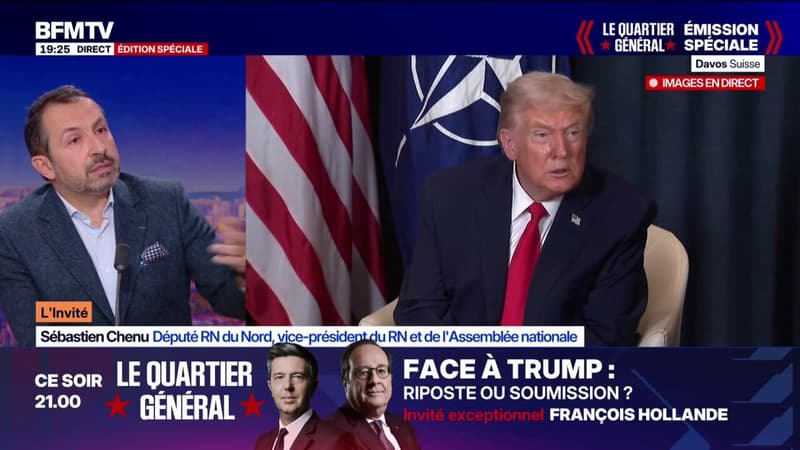 "Les États-Unis restent un pays allié en cas de coup dur", estime Sébastien Chenu, vice-président du RN