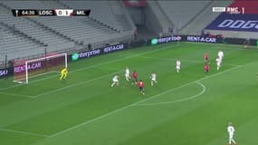 But de Bamba lors de Lille-Milan