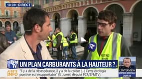 Gilets jaunes: "On veut nous donner des sous mais qu'on va nous reprendre par la suite." Cédric explique pourquoi il se mobilise en Paca