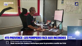 Haute-Provence: les sapeurs-pompiers face aux incendies