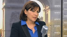 La candidate socialiste Anne Hidalgo sur BFMTV le 29 avril 2013.