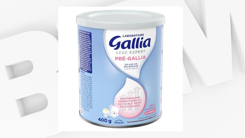 Image d'illustration - pot de lait infantile Gallia