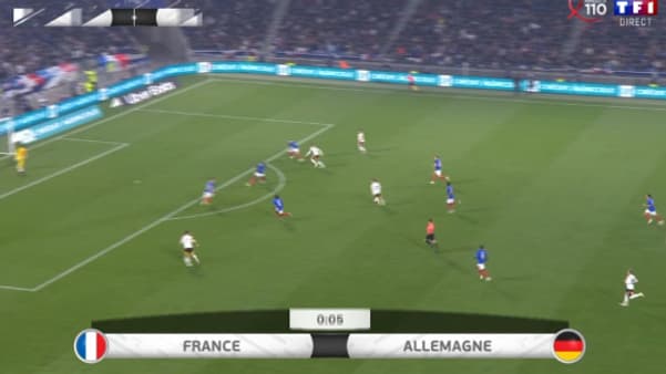 Le but de Wirtz lors de France-Allemagne.