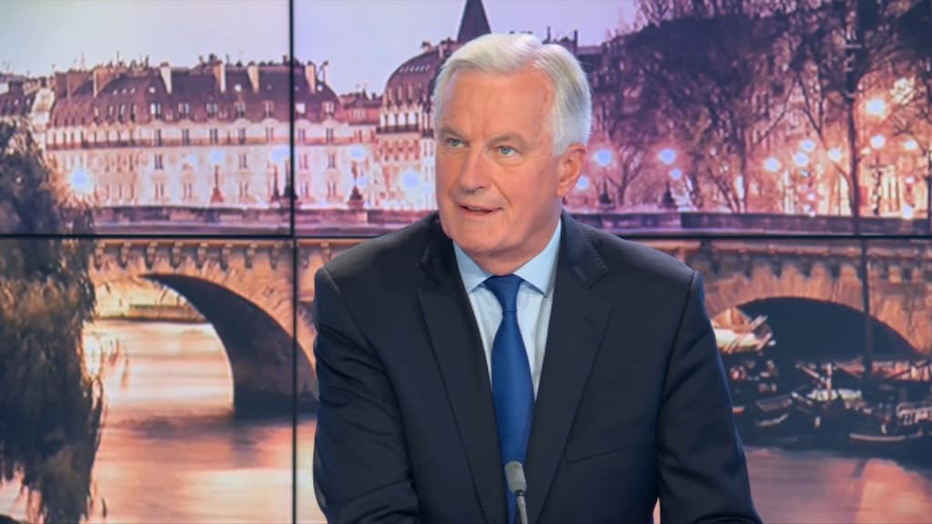 Congr S LR Michel Barnier Appelle Xavier Bertrand Respecter Les   Michel Barnier Etait L Invite De Jean Baptiste Boursier Ce Vendredi 1er Octobre Sur BFMTV 1139125 