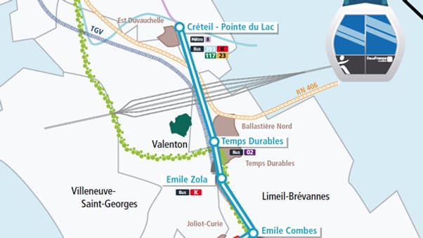 Le projet de téléphérique en Ile-de-France