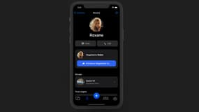 Un profil sur l'application Olvid
