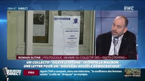 Romain Slitine, politologue, membre du collectif des "Gilets citoyens": "On est vraiment des acteurs qui se disent qu'on est à un moment historique de notre vie politique."