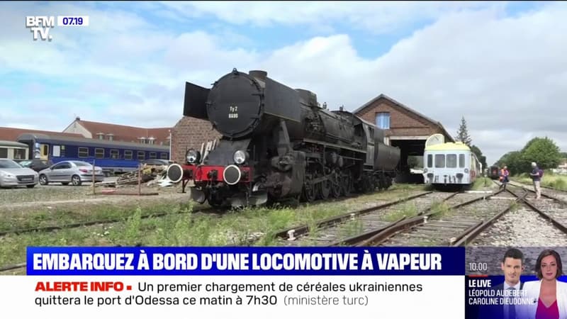 C'est vos vacances: embarquez à bord d'une locomotive à vapeur dans le Pas-de-Calais