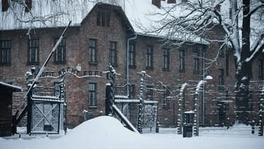 Le camp de concentration d'Auschwitz-Birkenau, en Pologne, le 25 janvier 2015.