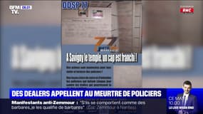 Seine-et-Marne: des graffitis proposent des primes pour le meurtre de policiers
