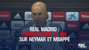 Real Madrid : Zidane calme le jeu sur Neymar et Mbappé