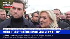 Marine Le Pen (RN): "Le PS et les LR feront tout, y compris se renier 100 fois, pour ne pas qu'il y ait de dissolution"