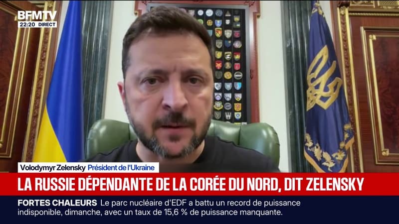 Guerre en Ukraine: les Russes "se préparent désormais à déployer un contingent supplémentaire de Nord-Coréens sur leur territoire", affirme Volodymyr Zelensky