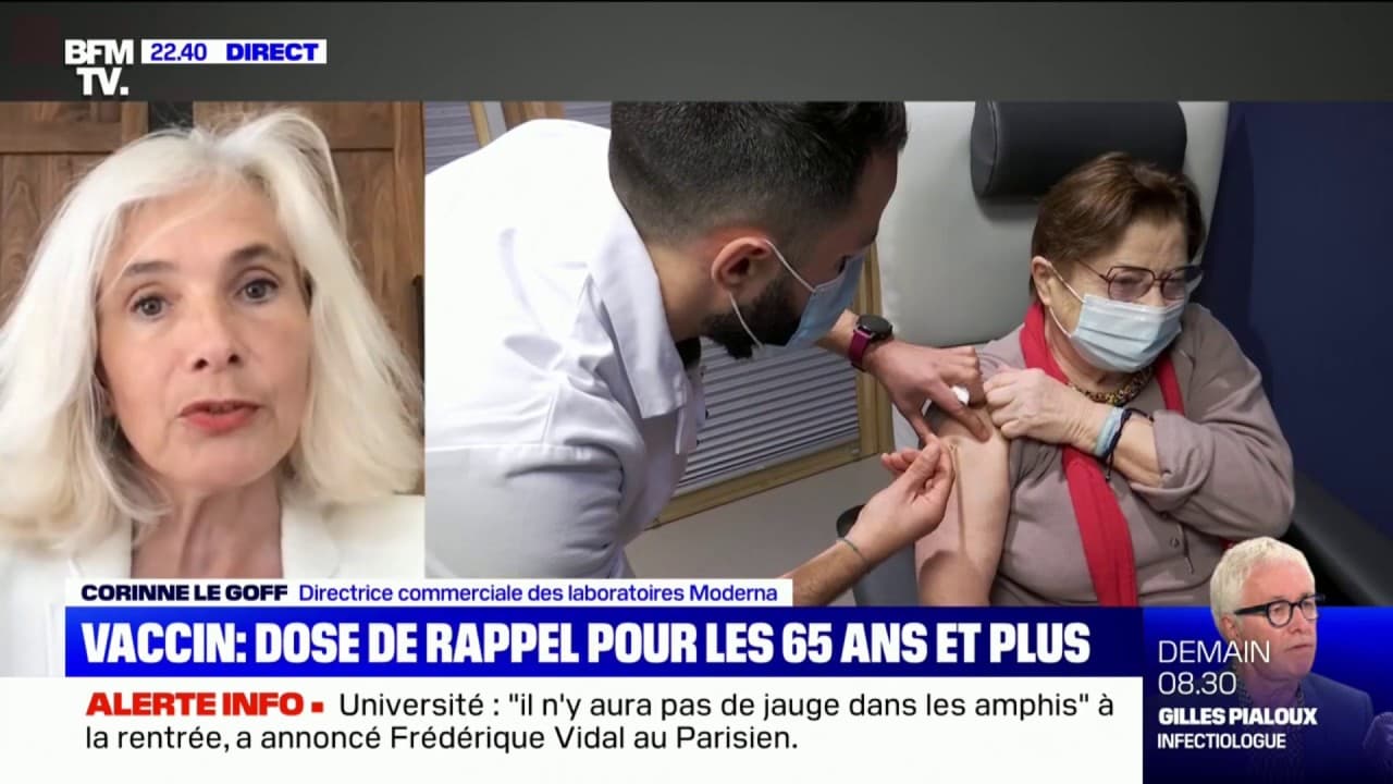 Corinne Le Goff Moderna Sur Une Troisième Dose De Vaccin Pour Les Gens Plus âgés Cest 