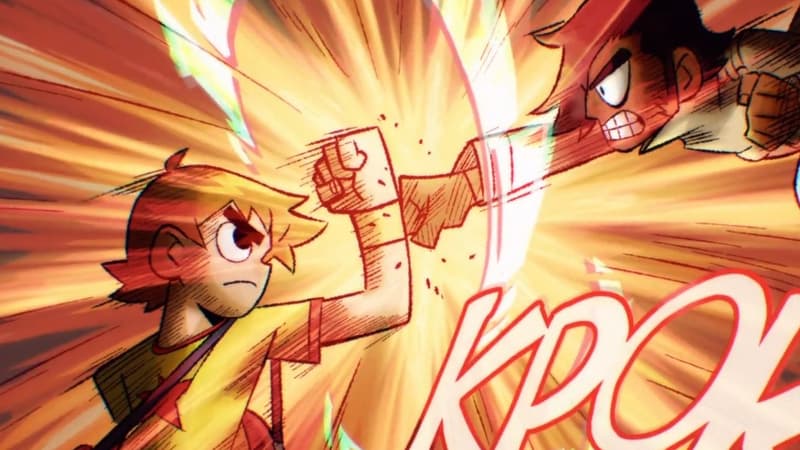 Une scène de la série Netflix "Scott Pilgrim Takes Off"