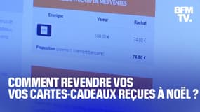 Des entreprises proposent de racheter vos cartes-cadeaux reçues à Noël