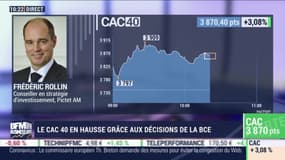 Frédéric Rollin (Pictet AM) : Le CAC 40 en hausse grâce aux décisions de la BCE - 19/03