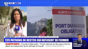 Samia Ghali: "Non, la police municipale ne verbalisera pas les restaurants et bars ouverts" à Marseille