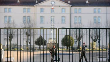 La caserne du 8ème régiment d'infanterie de marine (RPIMA) à Castres.