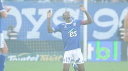 Emanuel Emegha lors de Strasbourg-Nantes, le 24 août 2025.