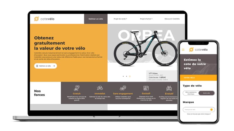 La start-up CoteVélo veut devenir la référence de la cote et de la vente du vélo d’occasion, notamment électrique et haut de gamme.