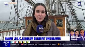 Marseille: le Bélem se refait une beauté avant les JO