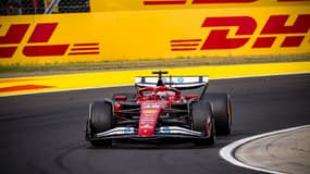 La Ferrari de Charles Leclerc au Grand Prix de Hongrie