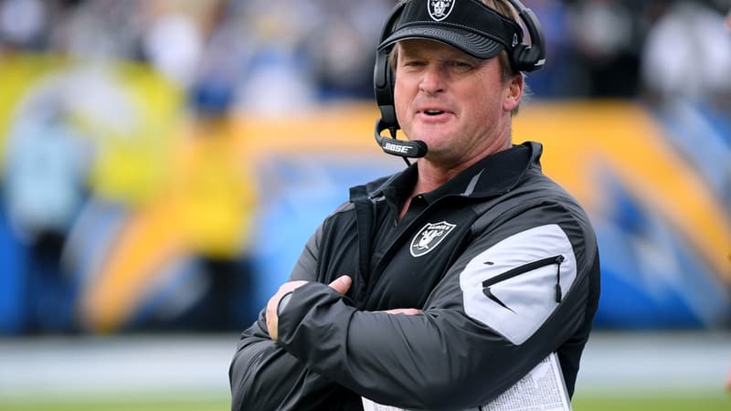 Jon Gruden, le coach des Las Vegas Raiders