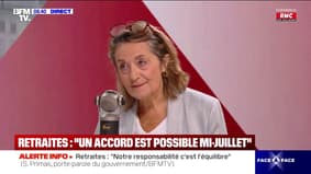 Pensions: ". It must be an effort shared by all French people" Declares Sophie Primas, government spokesperson "farmers guaranteed france completely opposed
