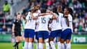 L'équipe de France féminine lors de son match amical face à l'Irlande, le 6 juillet 2023.